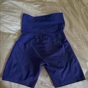 Beyond Yoga - beyond the Bump Purple Bike Shorts